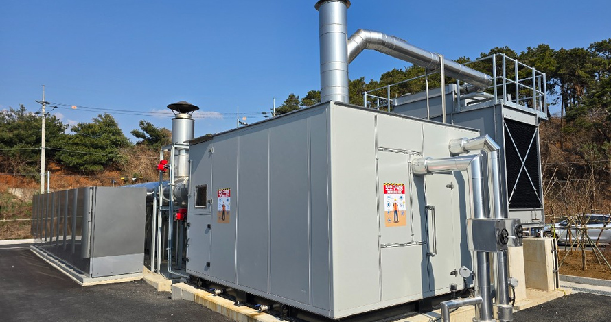 Fuel-cell exhaust-gas recovery site in Korea